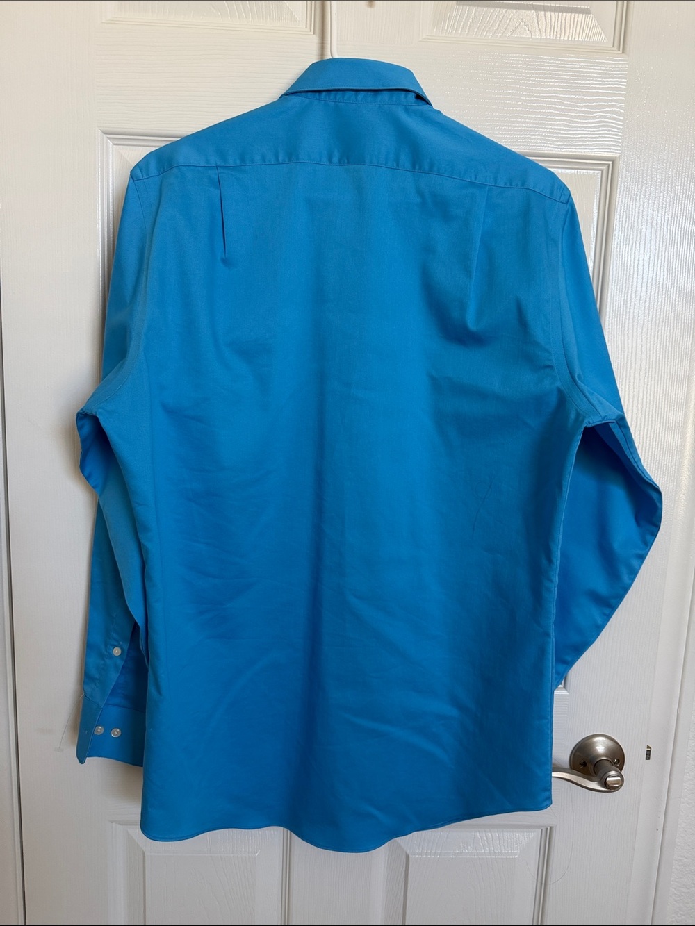 Arrow Men’s Long-Sleeve Dress Shirt in Bright Turquoise Size 15 32/33 - Picture 3 of 9